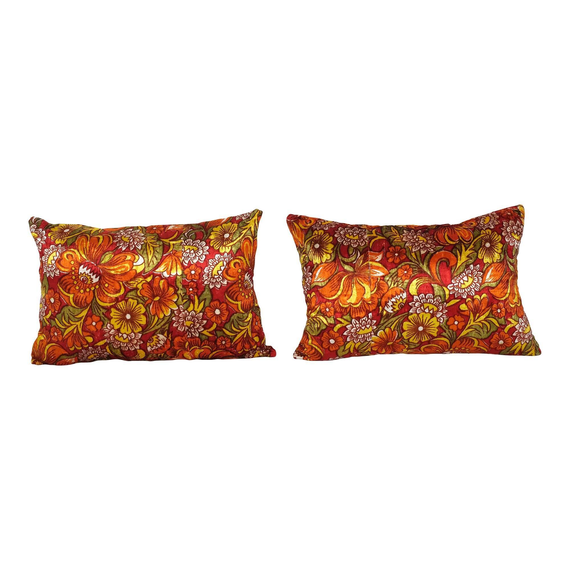 Lot de 2 housses de coussin turque vintage 61x41 cm