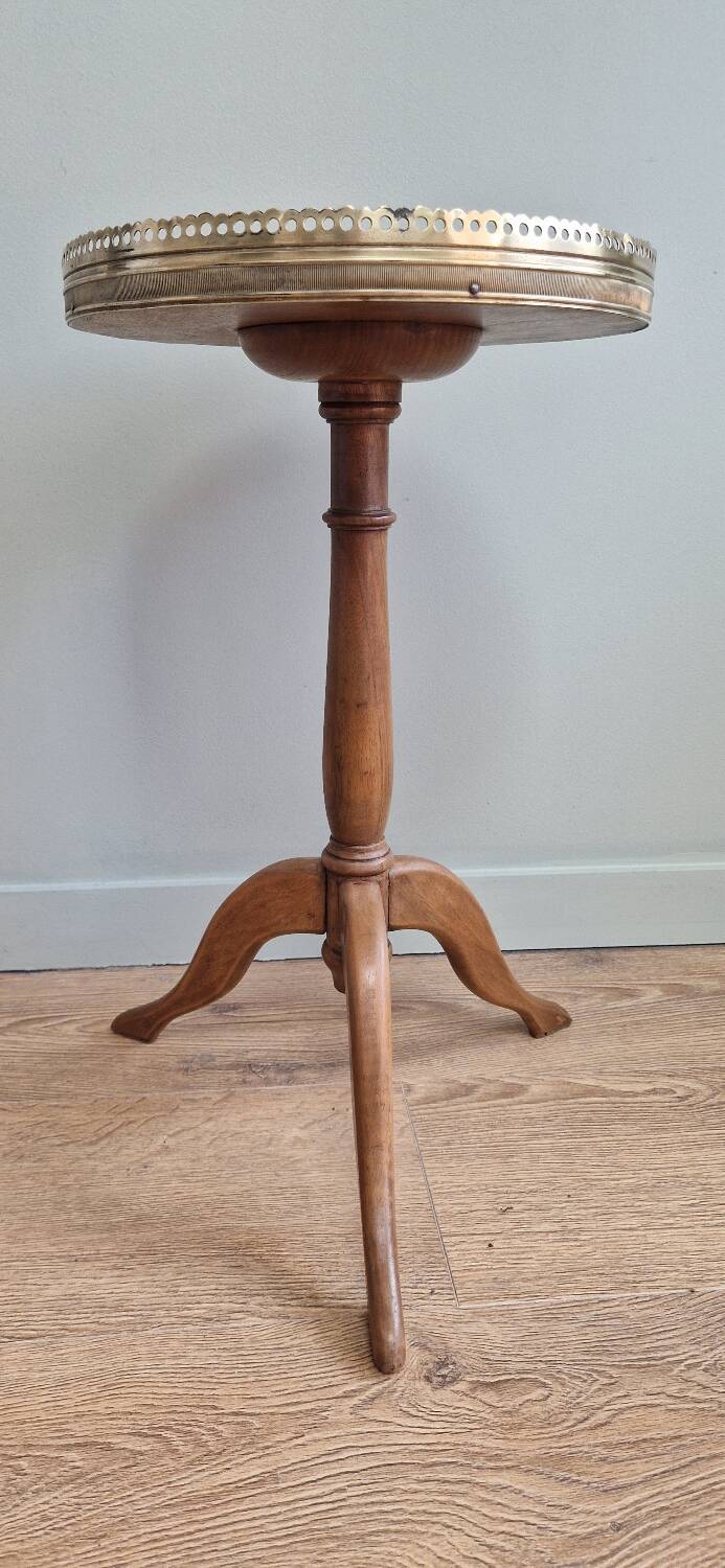 Tripod Gueridon Louis XVI style mahogany
