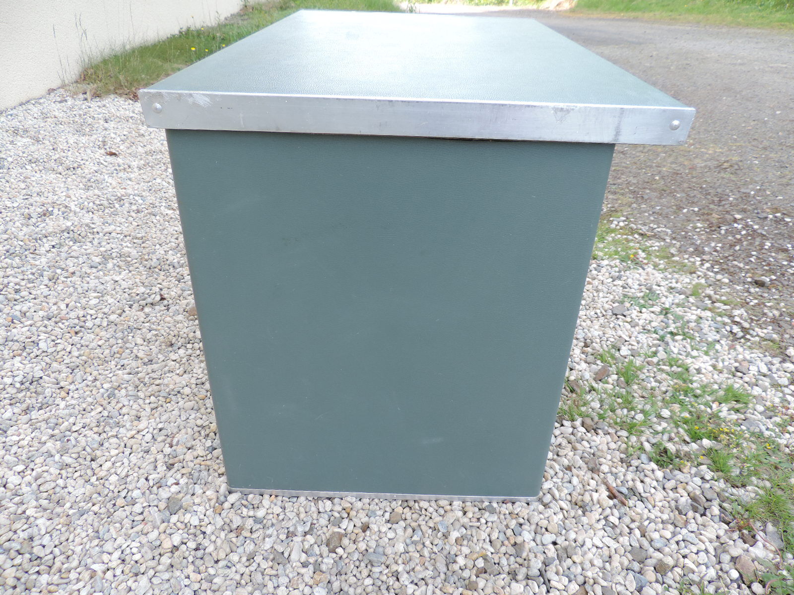 Industrial metal desk 1950