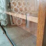 Narrow glass shelf from the 1960s