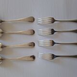Set of 4 forks and 4 soup spoons