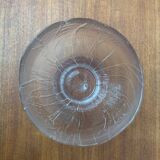Large glass bowl from the mid-century by Heiniä Kainalossa for Humppila, Finland.