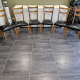 Set of 6 Italian design chairs from the 1960s
