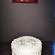 Vintage old glass ceiling lamp 1960/70 Ø 19.5 cm