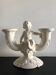 Bougeoir ancien en porcelaine