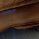 Brown leather armchair