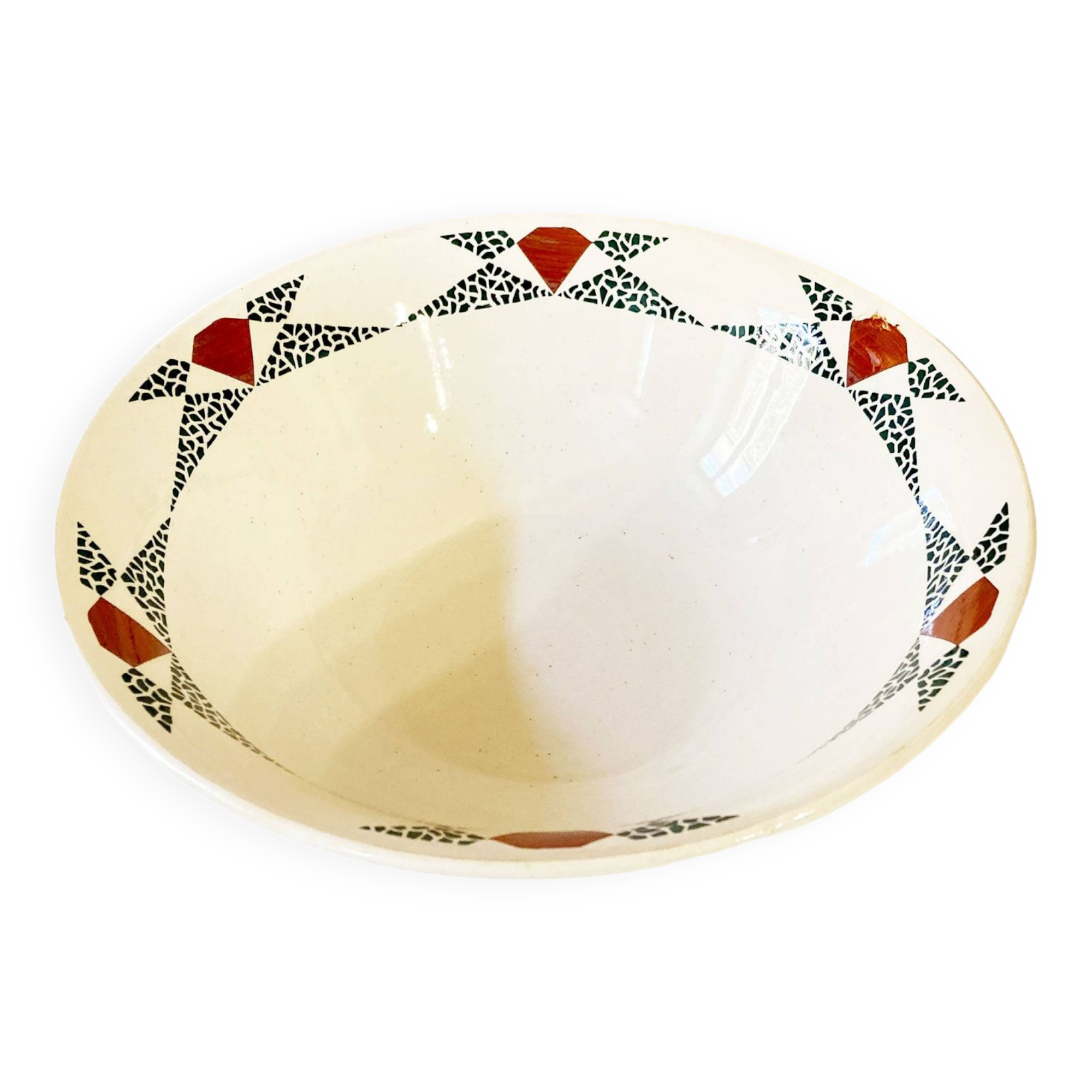 Grand plat ou saladier art déco "Odette"