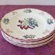 Set of 5 flat plates, signed Longwy.