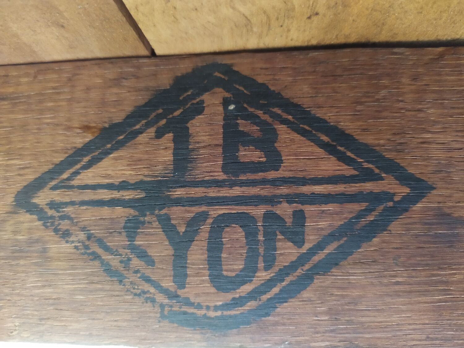 Stamped table