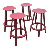 Suite de 4 tabourets Revolver, Hay