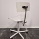 1980s Vintage Industrial Swivel Chair with Adjustable Backrest and Cas