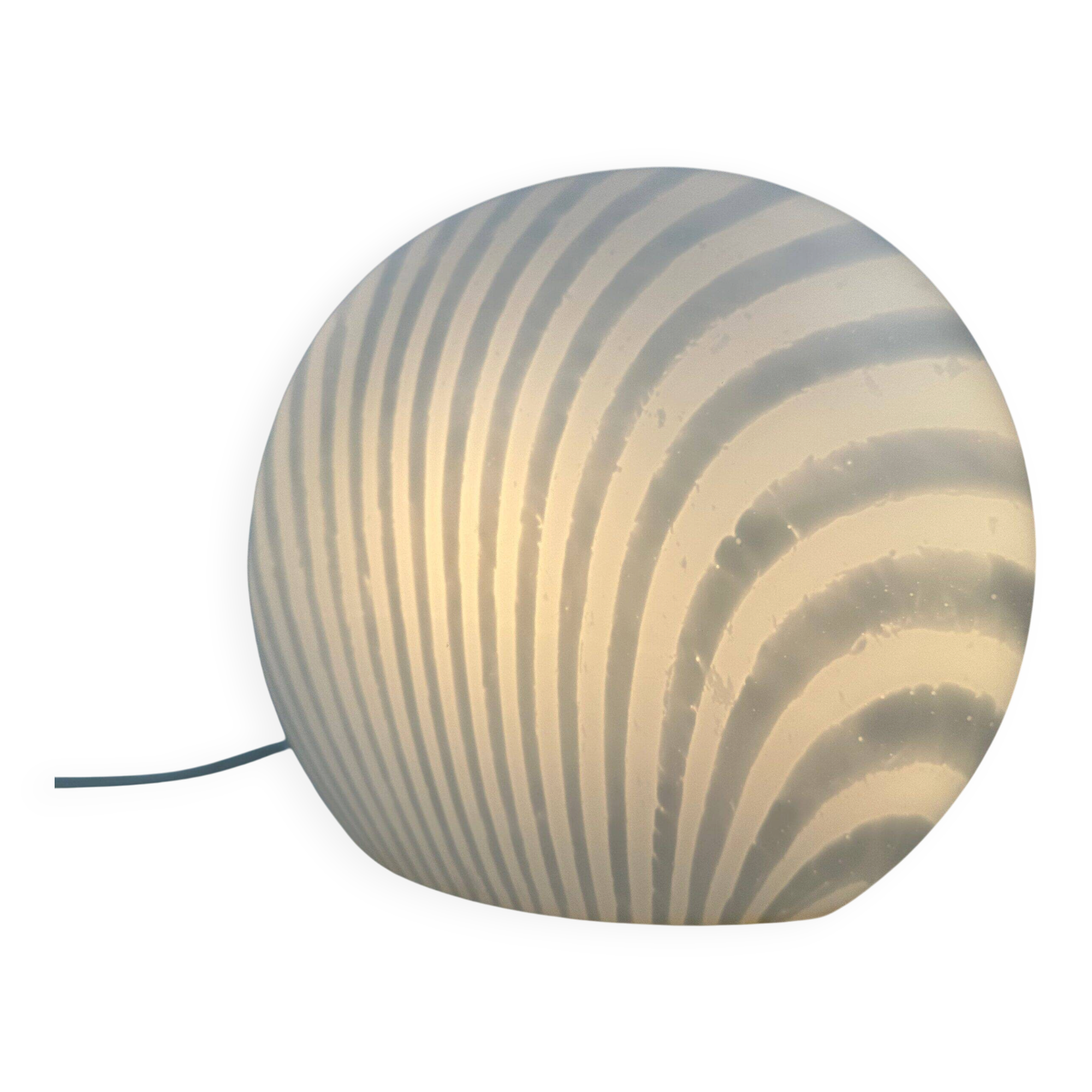 Peill & Putzler zebra shell table lamp