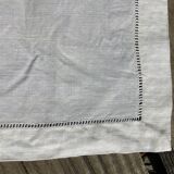 6 serviettes carrées lin mb brodé main dans l’angle