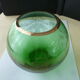 Vase ball Floral decoration engraved Gilding with fine gold