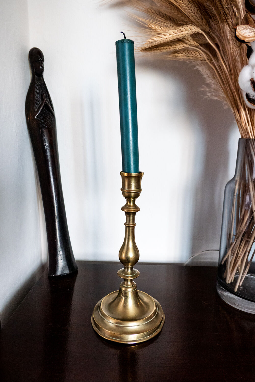 Brass candle holder