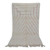 Tapis en laine naturel fait main artisanale traditionnelle taille 2/3 m