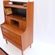 Vintage Danish secretary from the 1960s/70s, in teak, mid-century style.