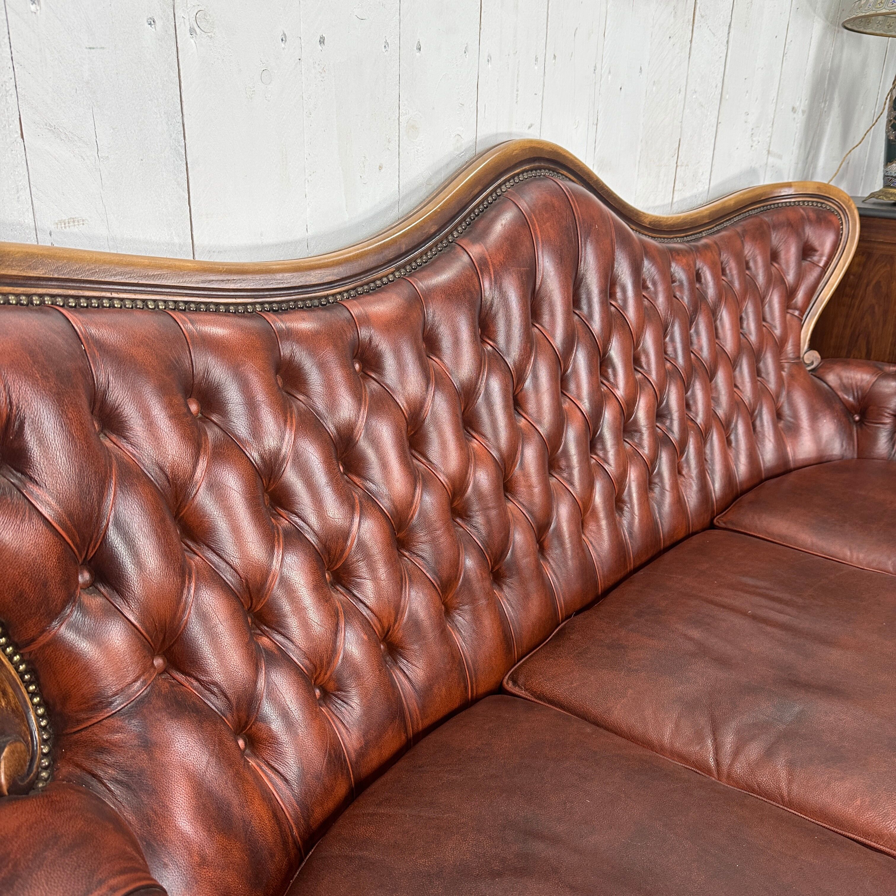 Chesterfield upholstered living room