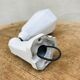 Wall light art deco in porcelain and white opaline