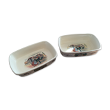 Set of 2 Butters Sarreguemines Obernai