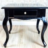 20th Century Black Side Table-Nightstand, 1950s