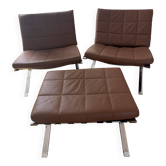 Armchairs and footrests by Olivier Mourgue