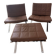 Armchairs and footrests by Olivier Mourgue