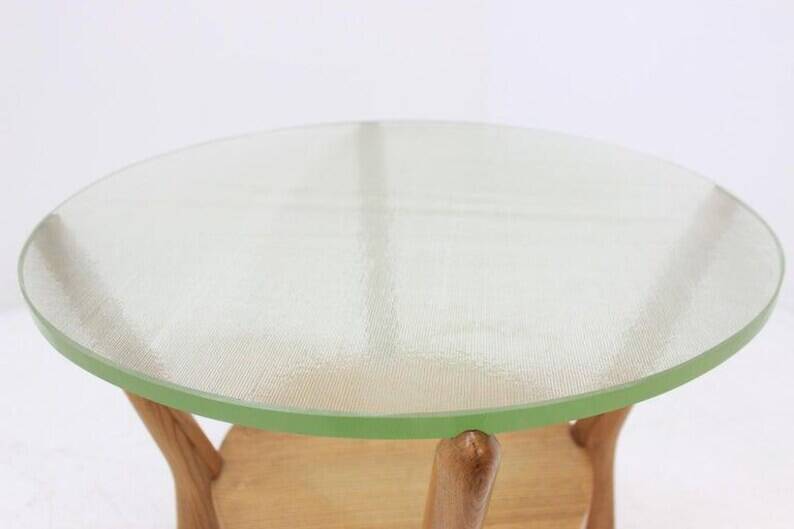 Design Rare Glass Conference Table by Kropáček & Koželka, 1960s