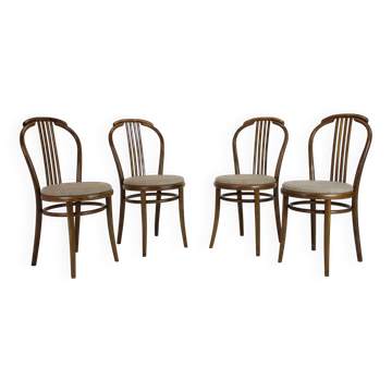 Ensemble de quatre chaises de salle à manger par TON, 1994