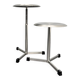 Pair of swivel stools / doctor's stools, metal, by Maquet, Germany, 1960s