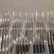 12 silver-plated table forks by Christofle Vendôme
