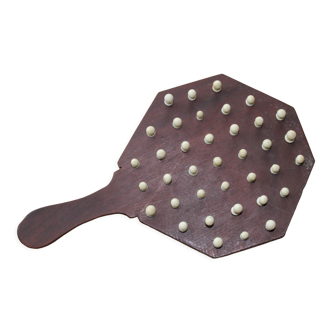 Jeu de solitaire artisanal ancien