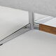 Canapé scandinave original, années 1960, vintage, entièrement restauré, tissu gris clair
