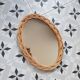 Wicker mirror