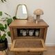 Small Art Deco buffet - restored vintage radio cabinet