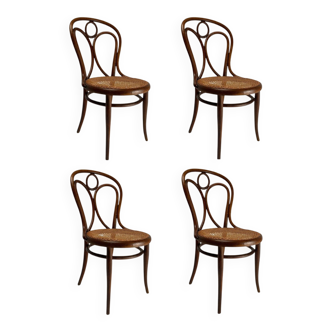 Austrian Bent Beech Chairs, 1890s, Set of 4