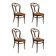 Austrian Bent Beech Chairs, 1890s, Set of 4