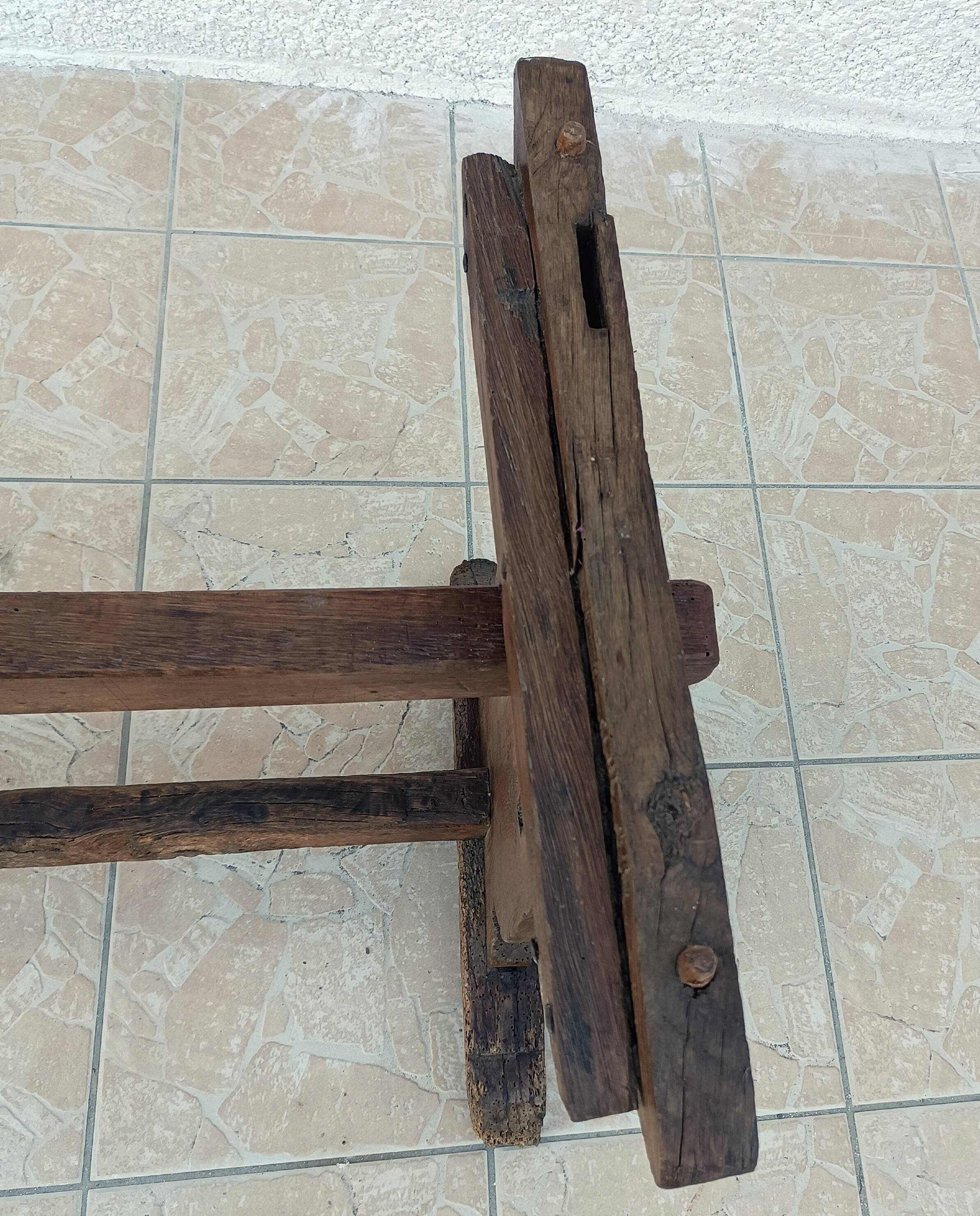 18th Century Solid Oak Monastery Table