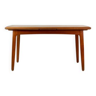 Table à manger vintage en teck par Svend Åge Madsen, design danois des années 60