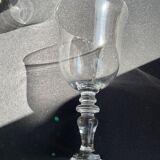 Baccarat – glasses size n°2 - art nouveau - blown plain crystal - service vence