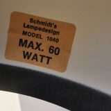 2 wall lamps, Schmidt's lampe design, Denmark early 1980s by Hans Schmidt
