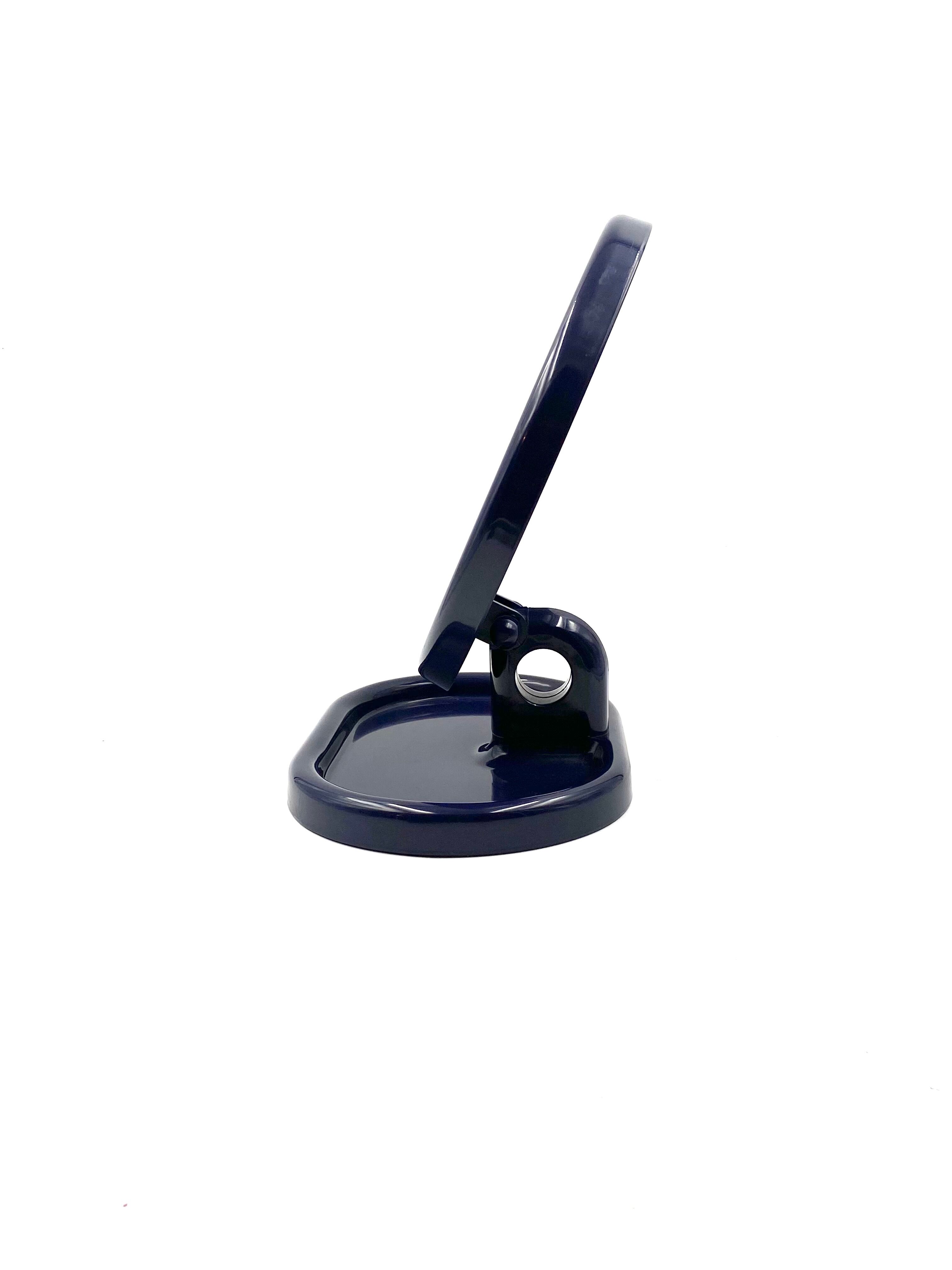 Olaf von Bohr, Blue Table Mirror, Gedy Italy, ca. 1970