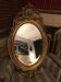 Mirror oval gold leaf Louis XVI 52x90cm