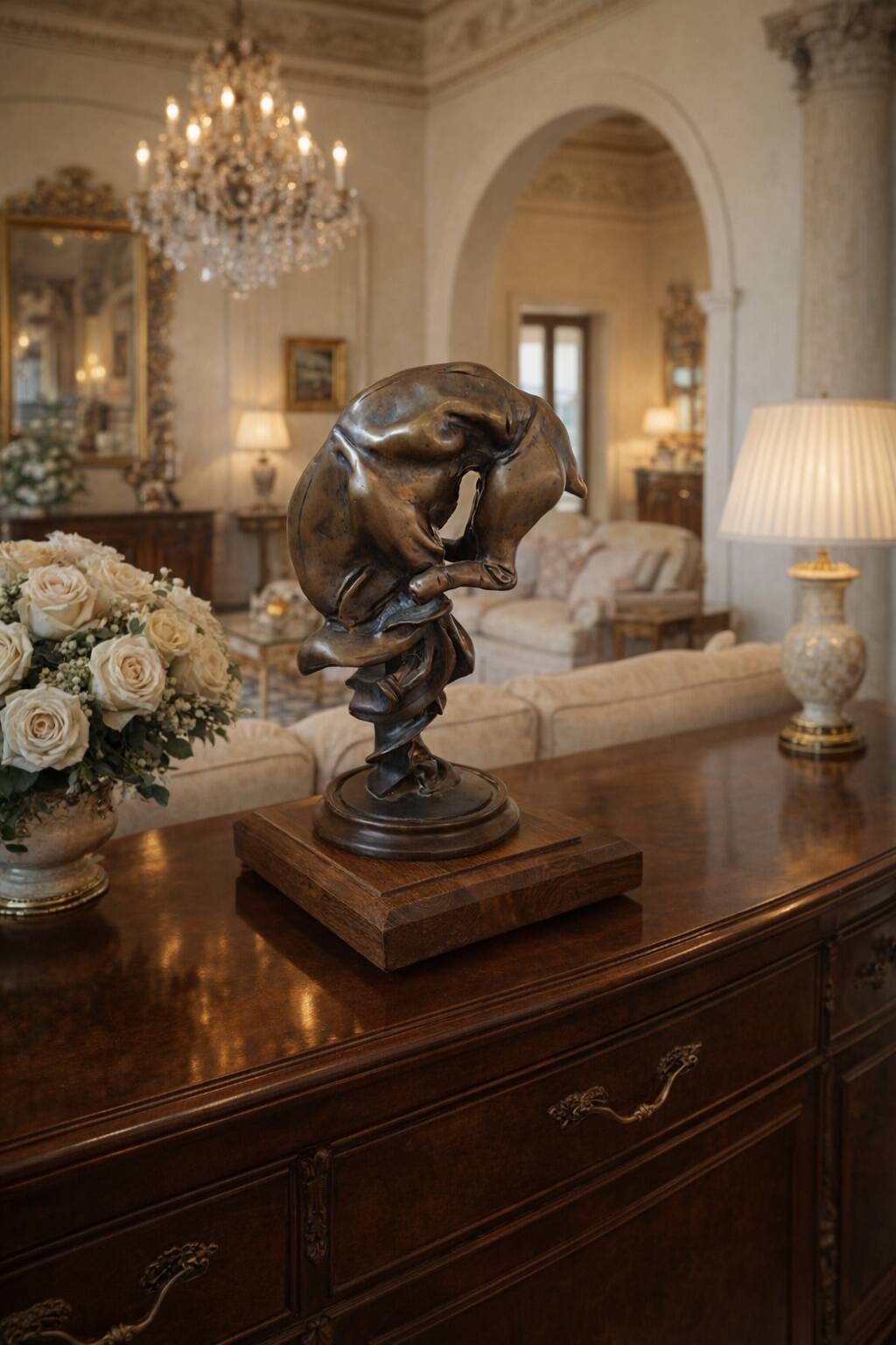 Scultura in Bronzo: "Cavallo in Torsione" - Camillo Catelli