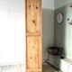 Raw wood wardrobe
