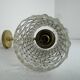 Pair of vintage bubble glass wall lights