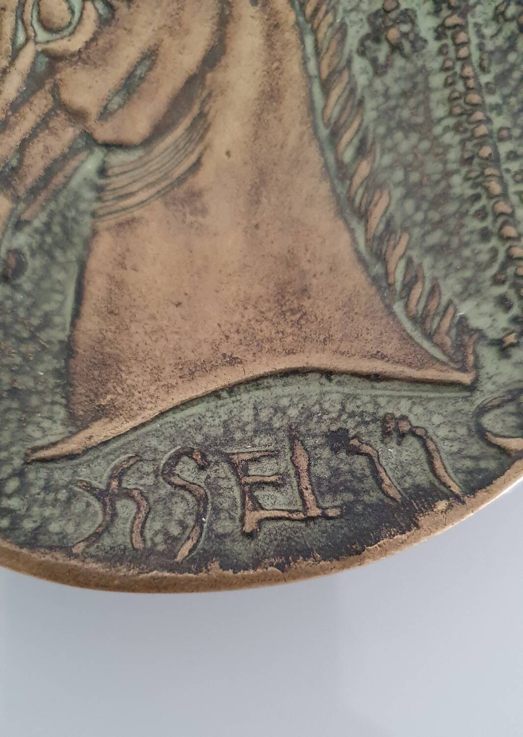 Art Deco bronze pocket emptier by Max Le Verrier