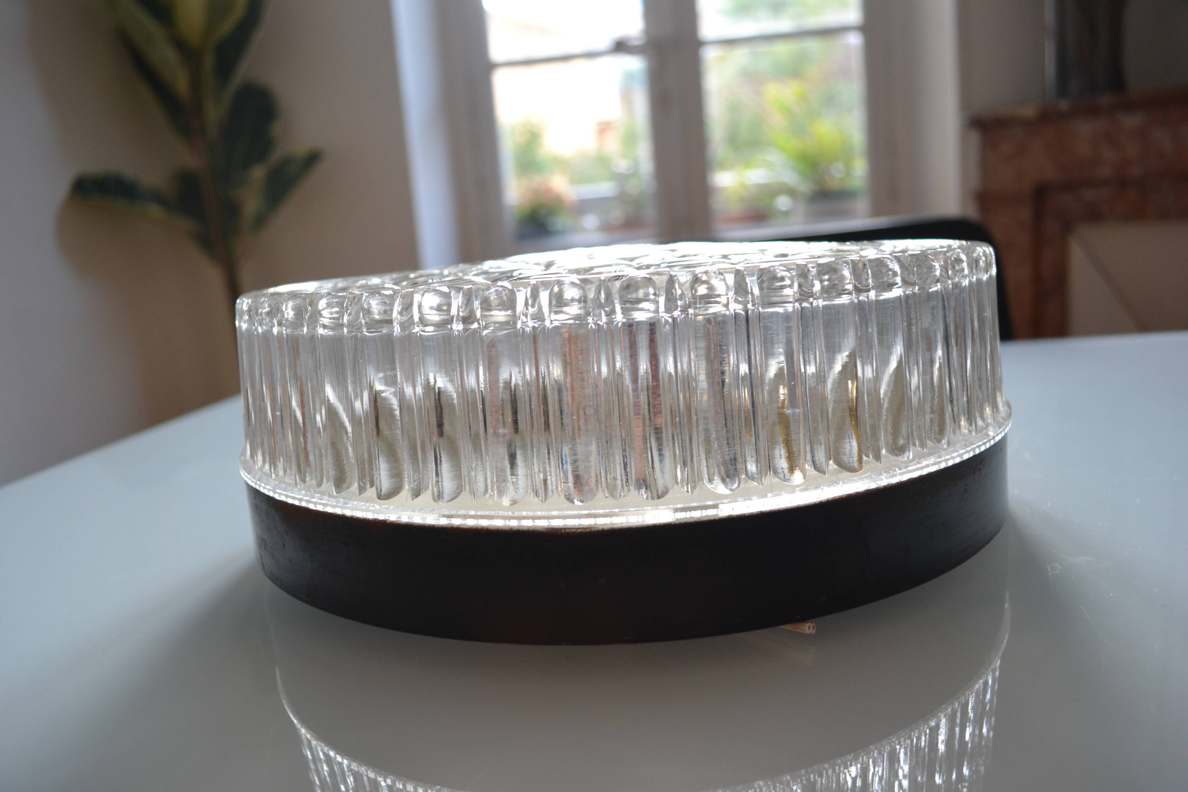 Ceiling or wall lamp by Helena Tynell @ Limburg Finland 1960s Scandinavian