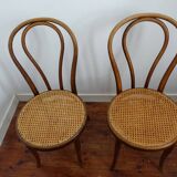 Pair of chairs bistro Thonet No.18 circa 1920