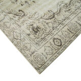 Tapis beige turc unique noué à la main 186 cm x 293 cm